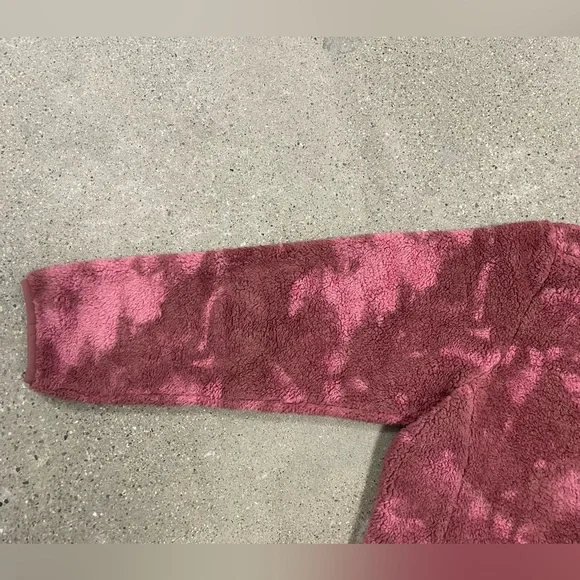 The North Face Printed Campshire Pullover Pink Camo Fleece Hoodie 2.0 size XL - Picture 4 of 12